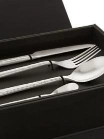 Broste Copenhagen Silbernes Besteck-Set Hune Mit Gehämmerten Griffen, 4 Personen (16-tlg.) 6 Broste Copenhagen Silbernes Besteck-Set Hune Mit Gehämmerten Griffen, 4 Personen (16-tlg.) - Image 6