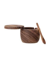 Bloomingville Zuckerdose Elfa Mit Löffel Aus Mangoholz 5 Bloomingville Zuckerdose Elfa Mit Löffel Aus Mangoholz - Image 5