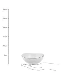 Broste Copenhagen Handgemachte Schalen Salt Aus Porzellan, Ø 17 Cm, 4 Stück 3 Broste Copenhagen Handgemachte Schalen Salt Aus Porzellan, Ø 17 Cm, 4 Stück - Image 3