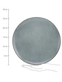 Broste Copenhagen Handgemachte Speiseteller Nordic Sea, 4 Stück 3 Broste Copenhagen Handgemachte Speiseteller Nordic Sea, 4 Stück - Image 3