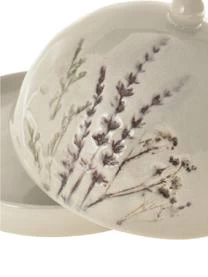 Bloomingville Handgemachte Butterdose Bea Mit Gräser-Motiv Und Craquelé Glasur 8 Bloomingville Handgemachte Butterdose Bea Mit Gräser-Motiv Und Craquelé Glasur - Image 8