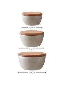 BITZ Aufbewahrungsschalen-Set Gasper Mit Holzdeckel, 3-tlg. 3 BITZ Aufbewahrungsschalen-Set Gasper Mit Holzdeckel, 3-tlg. - Image 3