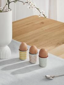 Bloomingville Handbemalte Eierbecher Patrizia Mit Verspieltem Muster, 3er-Set 4 Bloomingville Handbemalte Eierbecher Patrizia Mit Verspieltem Muster, 3er-Set - Image 4