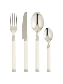 Villeroy & Boch Design-Besteck-Set Play! White Pearl, 6 Personen (24 -tlg.)