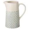 Bloomingville Handbemalter Wasserkrug Patrizia Mit Verspieltem Muster, 2 L