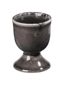 Broste Copenhagen Handgemachte Eierbecher Nordic Coal, 4 Stück
