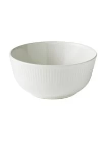 Aida Weiße Schälchen Groove Mit Rillenstruktur, 4 Stück