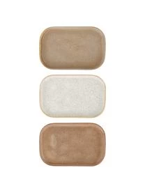 Bloomingville Handgemachte Servierplatten Addison, 3er-Set