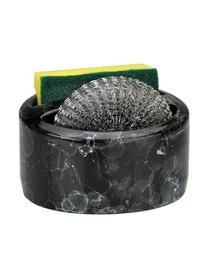 Schwammhalter Bubble In Marmor-Optik, 3er-Set