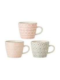 Bloomingville Tassen Cécile Mit Kleinem Muster, 3er-Set