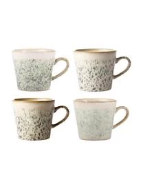 Handgemachte Tassen 70's, 4 Stück