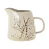 Bloomingville Handgemachtes Milchkännchen Bea Mit Gräser-Motiv