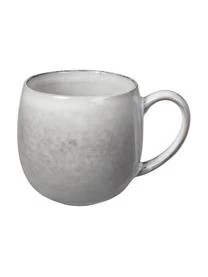 Broste Copenhagen Handgemachte XL Teetassen Nordic Sand, 2 Stück