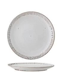 Bloomingville Handgemachte Speiseteller Thea Mit Reaktiver Glasur Und Rillenrelief, 4 Stück 5 Bloomingville Handgemachte Speiseteller Thea Mit Reaktiver Glasur Und Rillenrelief, 4 Stück - Image 5