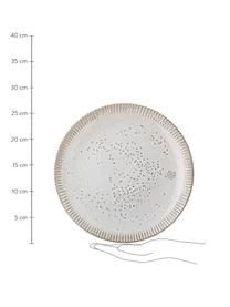 Bloomingville Handgemachte Speiseteller Thea Mit Reaktiver Glasur Und Rillenrelief, 4 Stück 3 Bloomingville Handgemachte Speiseteller Thea Mit Reaktiver Glasur Und Rillenrelief, 4 Stück - Image 3